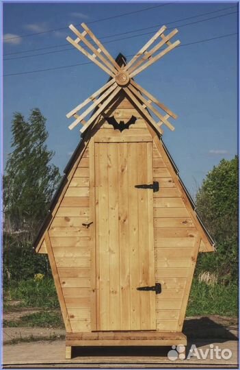 Дачный туалет с кошкой чпф 475