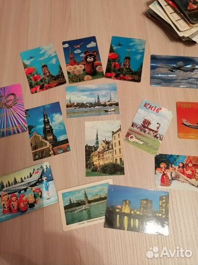 Календари карманные 70-99 х гг