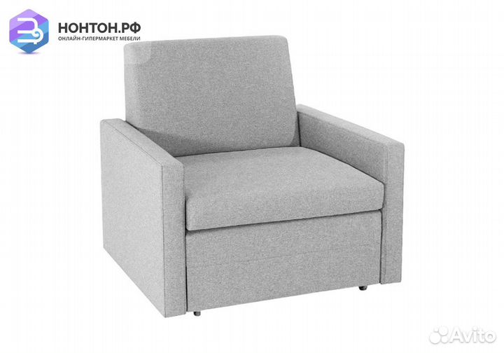 Кресло выкатное Виктория-5 светло-серое