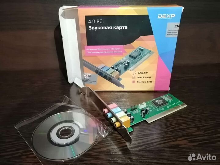 Внутренняя звуковая карта dexp 4.0 PCI