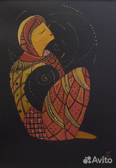 Картина Слушая шелест звёзд