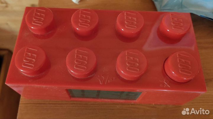 Часы будильник Lego Brick Light Up