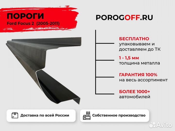 Ремонтные пороги Ford Focus 2 Универсал