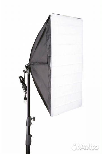 Софтбокс + 4 профессиональные лампы + Сумка