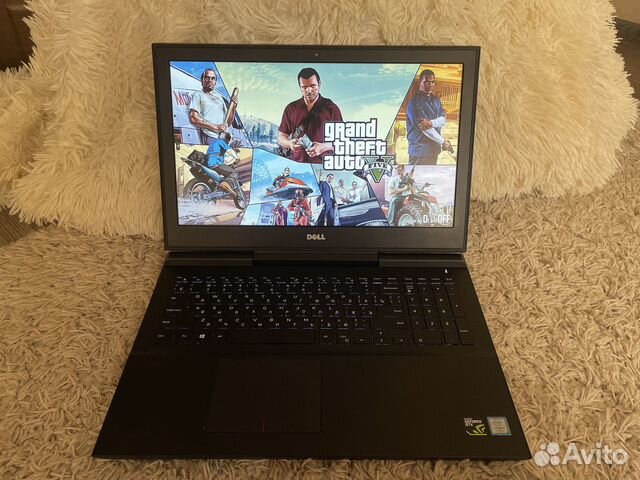 Игровой Ноутбук Dell gtx1050ti / i7/ 16гб