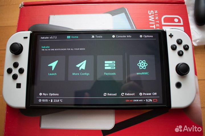 Nintendo Switch Oled прошит, любые игры