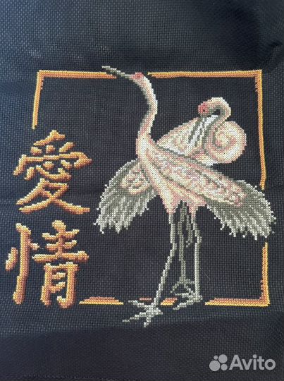 Готовая вышивка крестом. Разные