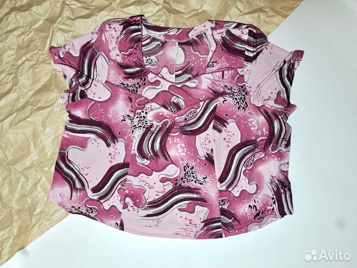 Комплект блуза с юбкой 66 размер