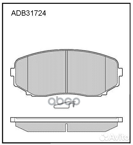Колодки тормозные дисковые перед mazda CX-7