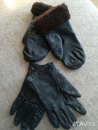 Рукавички и перчатки женские кожаные