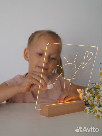 Светильник с маркером (лучший подарок ребенку)