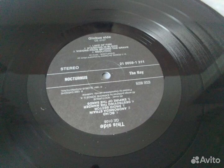 Nocturnus the key 1990/1991 LP