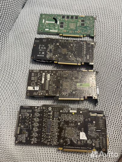 Видеокарты на запчасти