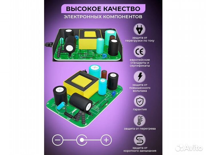 Блок питания 12V 4А