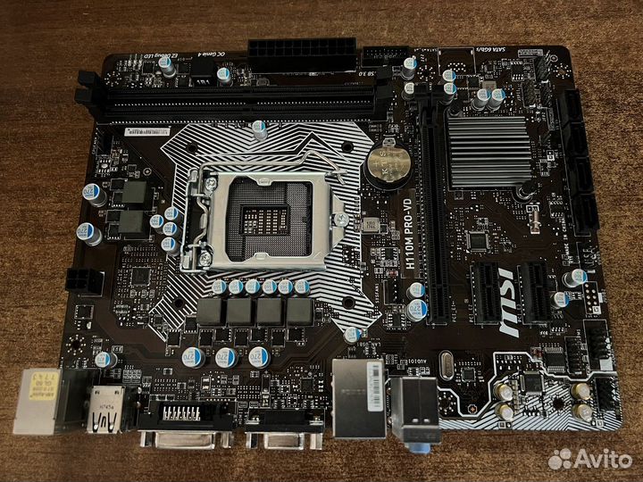 Материнская плата MSI H110M PRO-VD (на запчасти)