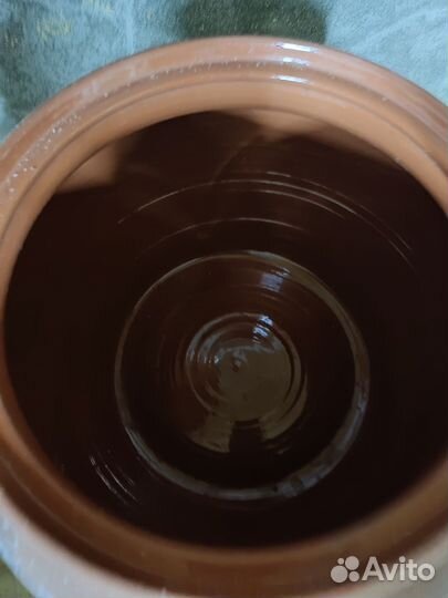 Глиняный горшок большой для запекания