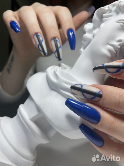 Укрепление ногтей, наращивание ногтей, маникюр