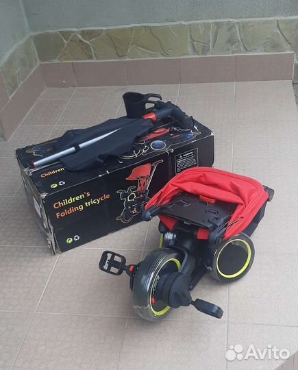 Велосипед трехколесный складной (read )