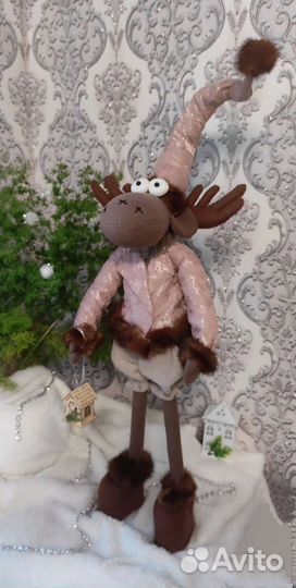 Олень ручной работы 85см