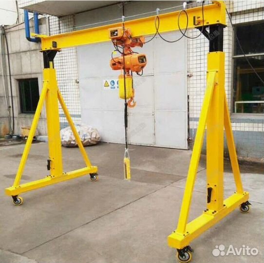 Козловой кран, мини кран