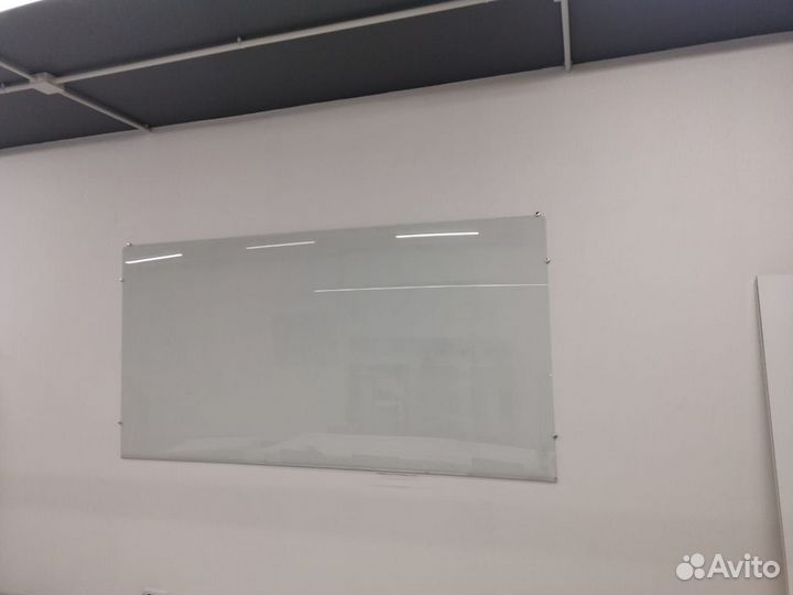 Доска стеклянная 120*240 магнитно-маркерная бу
