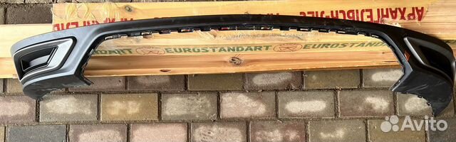 Диффузор на задний бампер audi q8