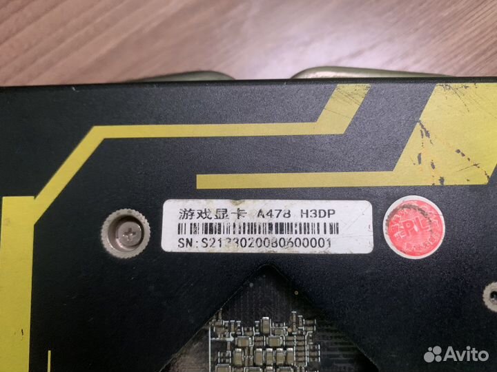 Видеокарта peladn AMD RX580 8GB