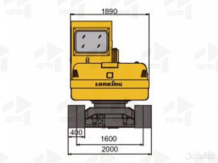 Мини-экскаватор Lonking CDM6060, 2023