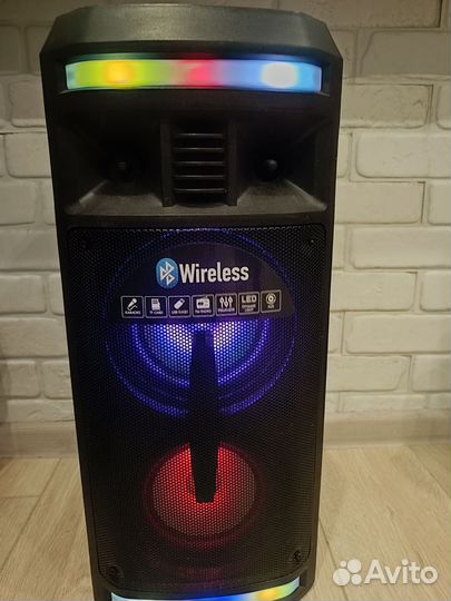 Портативная аудиосистема ginzzu GM-208