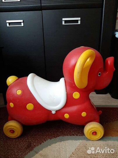 Детская каталка качалка слоник Pilsan