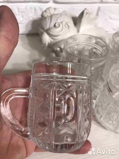 Кружки хрустальные