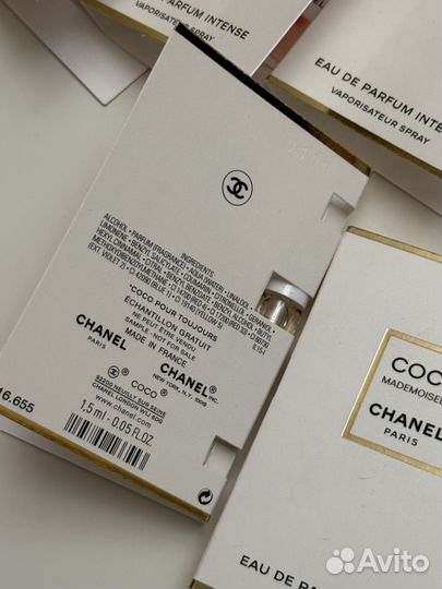 Пробники духов chanel