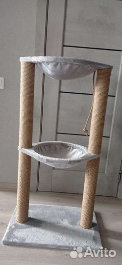Когтеточка столбик лежанка