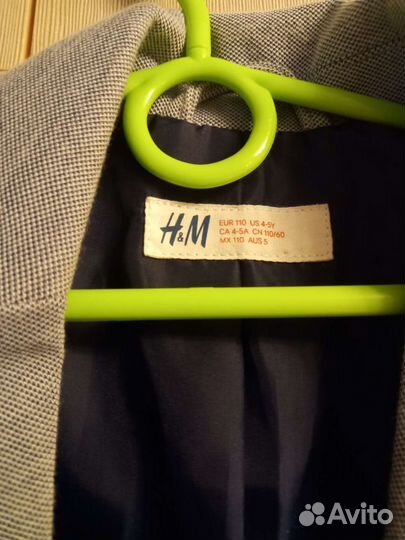 Пиджак на мальчика 110