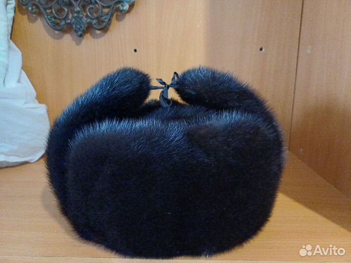 Норковая шапка мужская