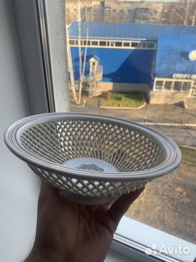 Ваза для фруктов фарфор СССР