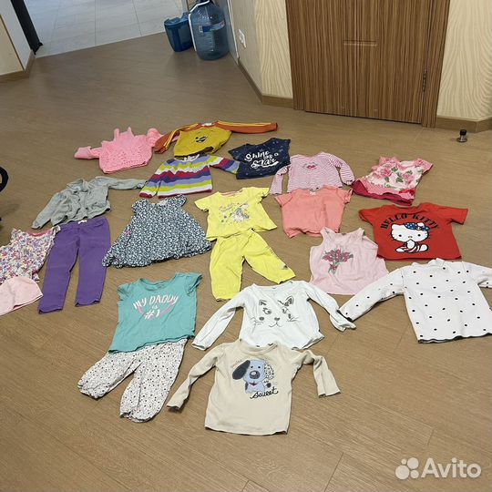 Пакет одежды на девочку на рост 104-110