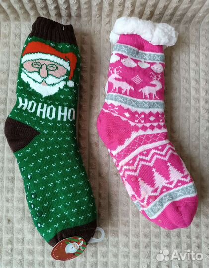 Зимние тёплые носки новые