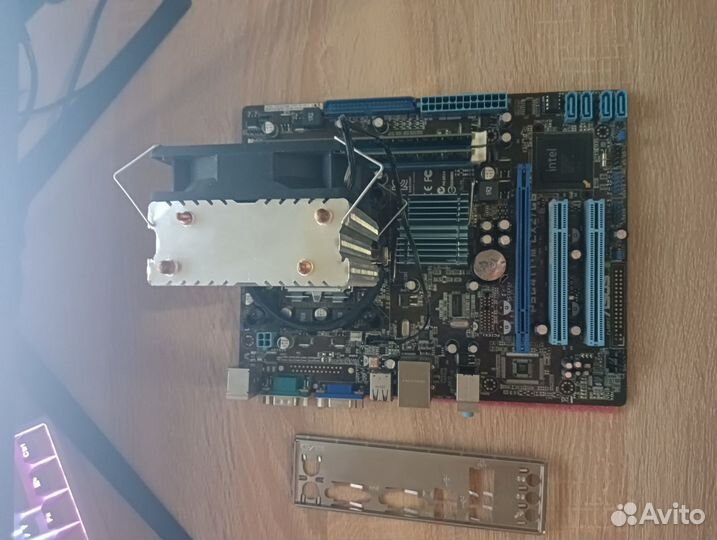 Комплект мат.плата + процессор +оп.память + башня