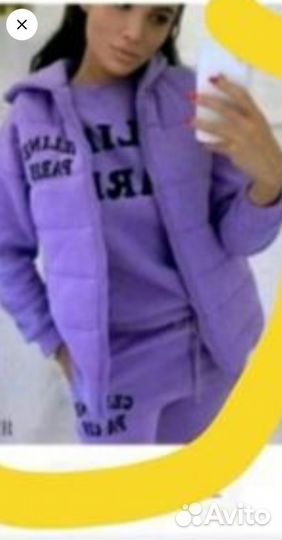 Спортивный костюм женский теплый новый