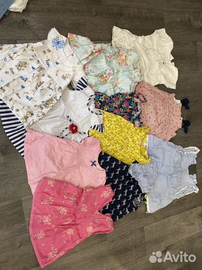 Пакет вещей на девочку размер 80