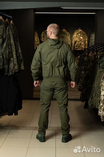 Костюм летний Рысь с сеткой, олива