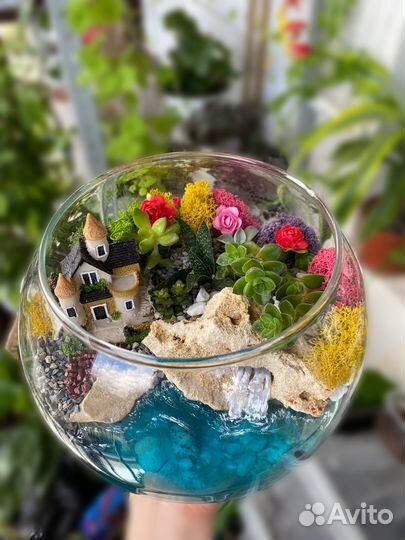 Флорариум, цветочные композиций, подарки