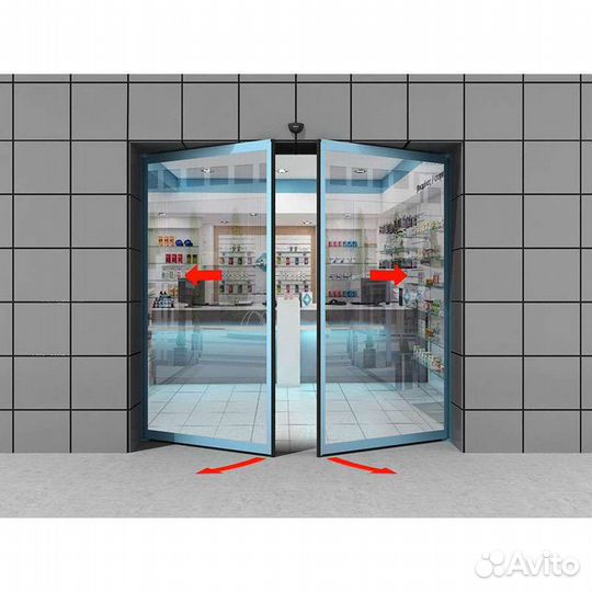 Автоматическая дверь раздвижная (как в магазинах)