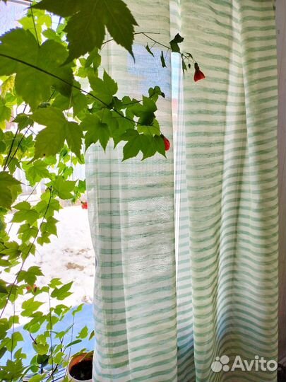 Льняная тюль/вуаль 