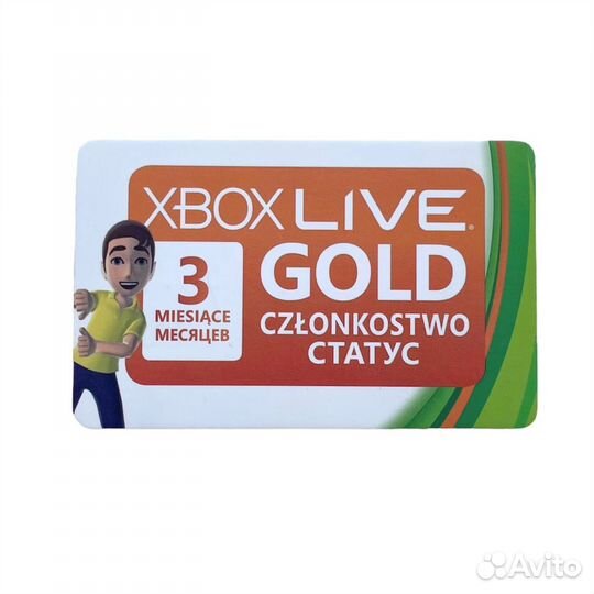 Xbox Live Gold 3 месяца код активации