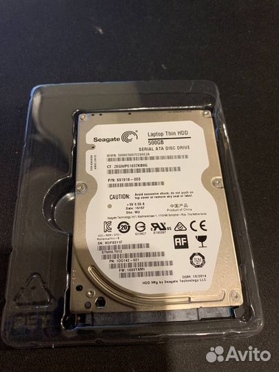Seagate Laptop Thin 500Gb + Barracuda 160Gb