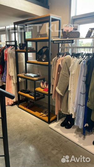 Стеллаж лофт/гардеробная/стол компьютерный