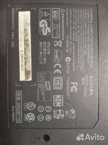 Ноутбук Compaq Evo N600c объявление продам