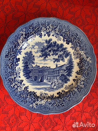Антикварные английские тарелки